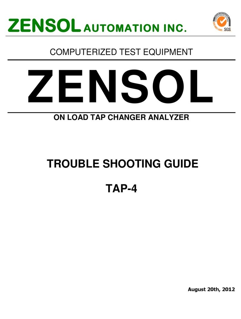 Zensol TAP-4 troubleshooting guide