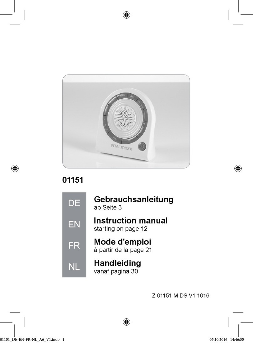 DS Produkte Vitalmaxx 01151 instruction manual