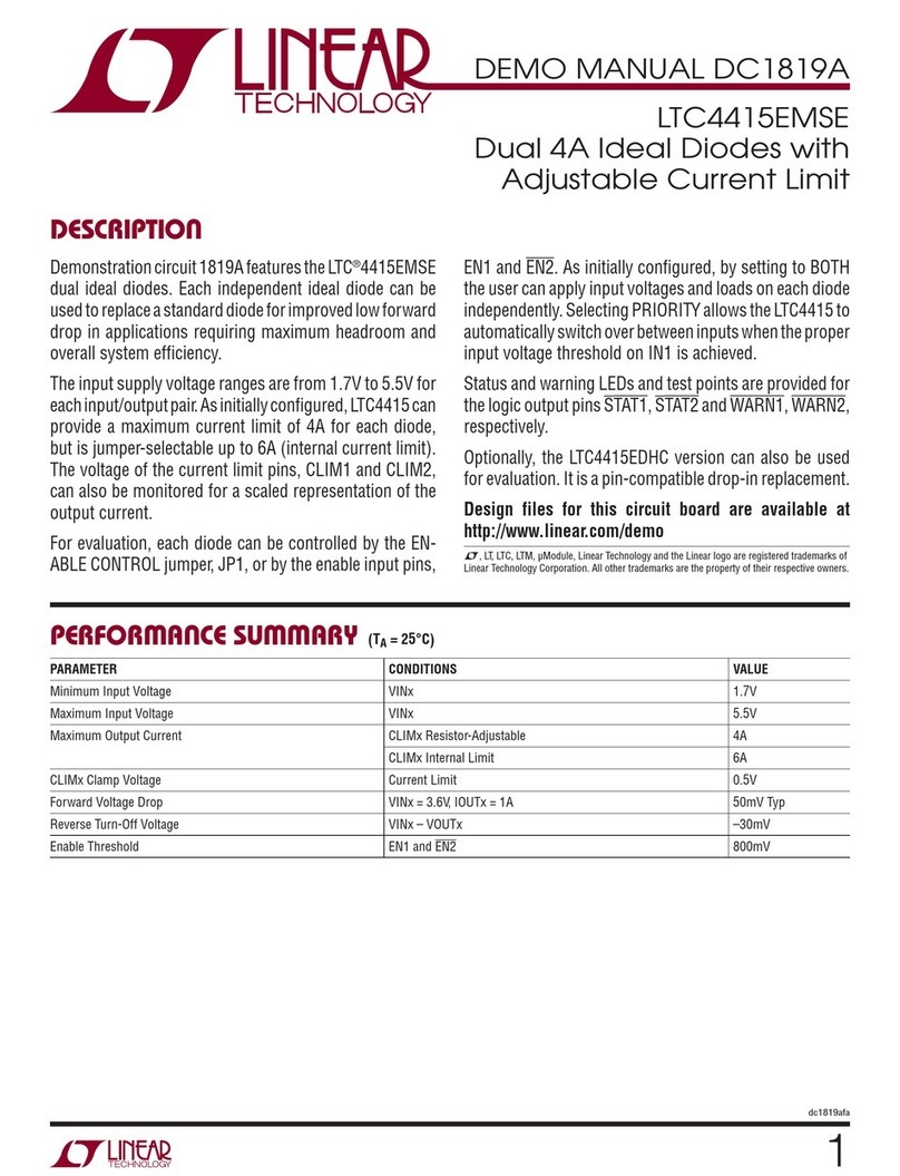 Linear Technology LTC4415EMSE Quick setup guide