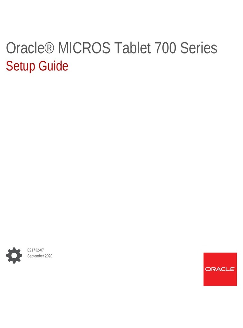 Oracle MICROS 700 Series Setup guide