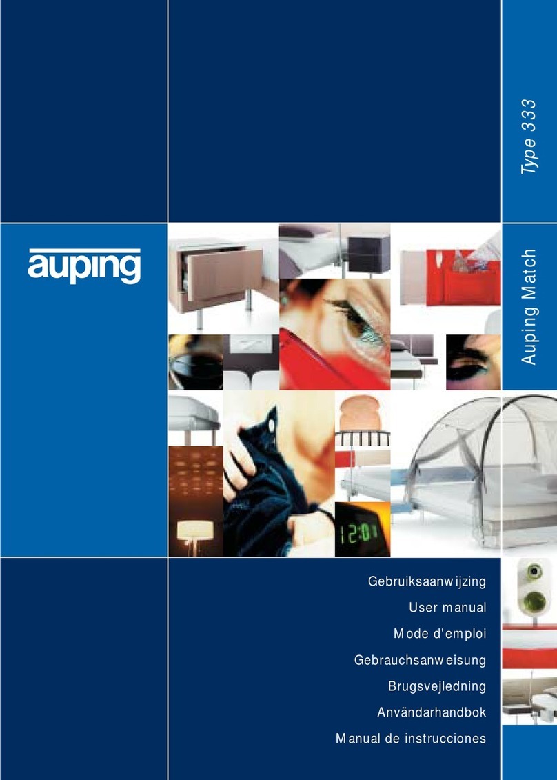 Auping Match 333 user manual Auping Match 333 user manual