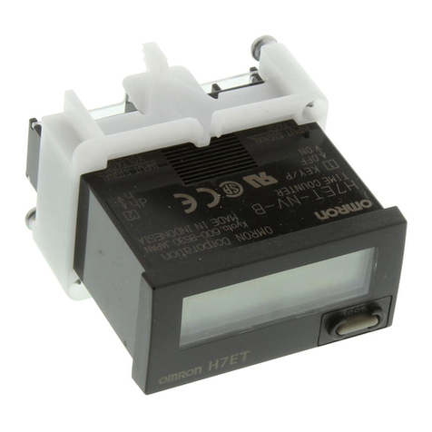Omron H7ET Series User manual