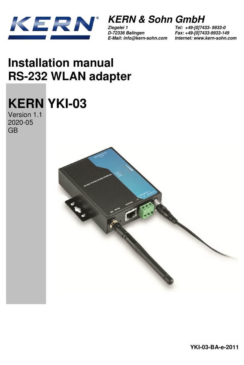 KERN YKI-03 User manual