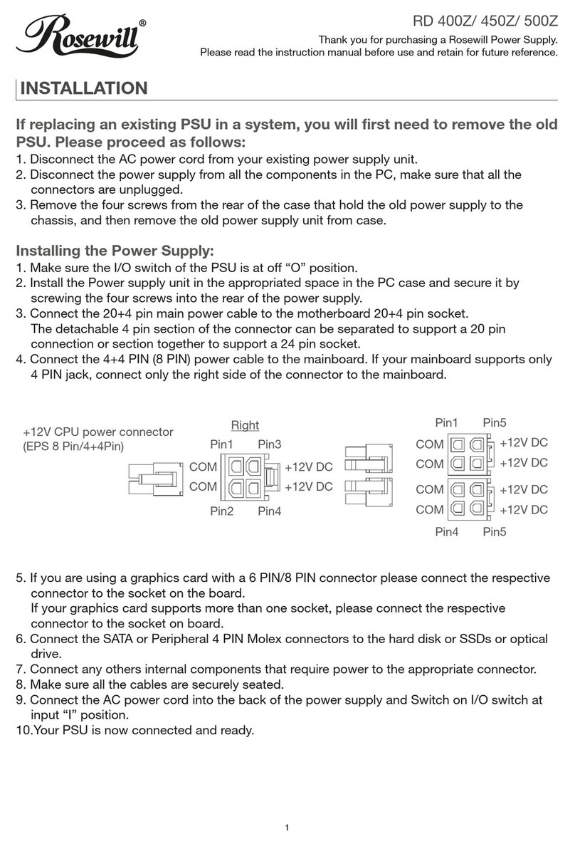 Rosewill RD 400Z User manual Rosewill RD 400Z User manual