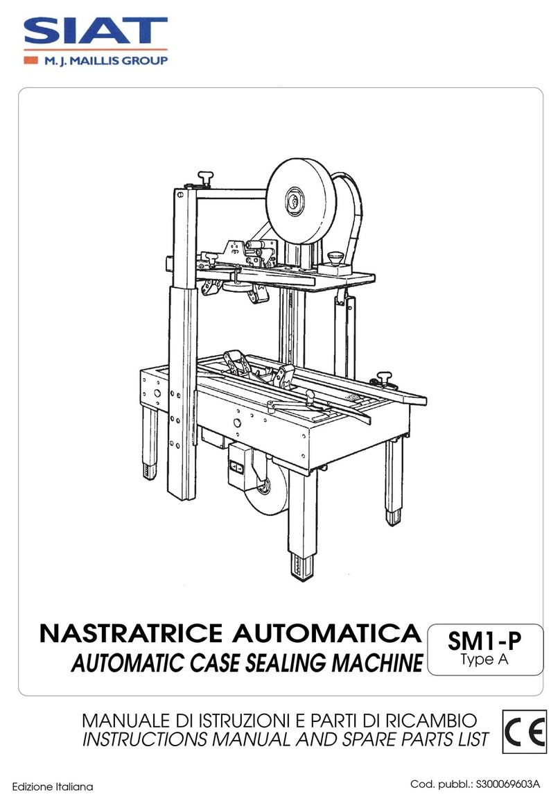 M.J. MALLIS GROUP SIAT SM1-P Instruction manual and spare parts list
