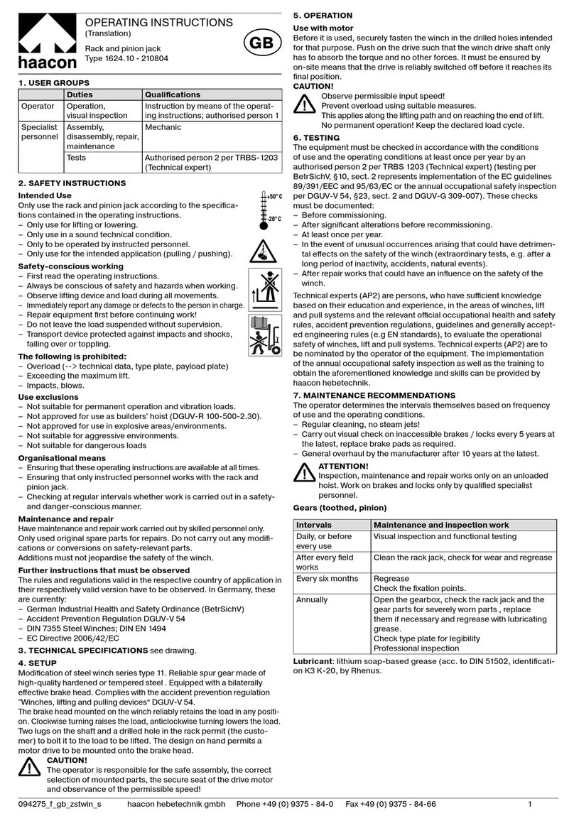 haacon 1624.10-210804 User manual