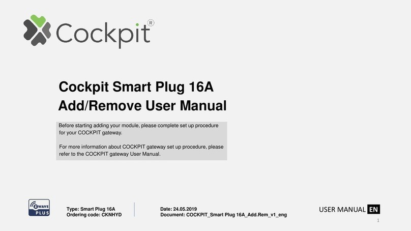 Cockpit Smart Plug 16A user manual