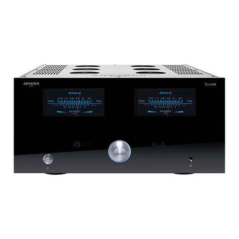 Advance Paris X-i1100 quick start guide