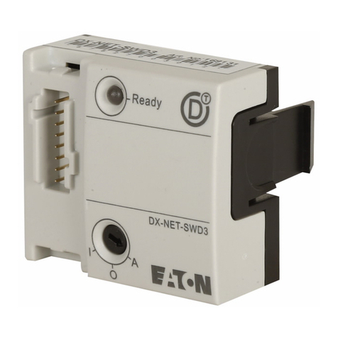 Eaton Power XL SmartWire-DT DX-NET-SWD3 Instruction leaflet