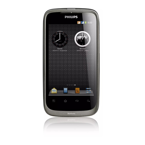 Philips Xenium CTW632GRY/00 User manual