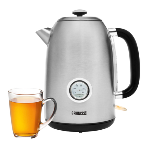 Princess 236028 Jug Kettle Retro User manual