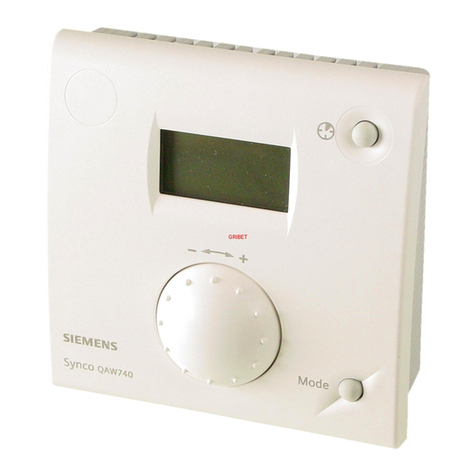 Siemens QAW740 installation instructions
