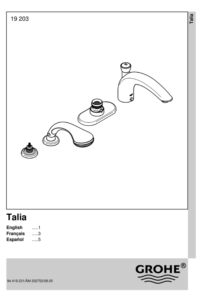 Grohe Talia 19 203 installation instructions Grohe Talia 19 203 installation instructions