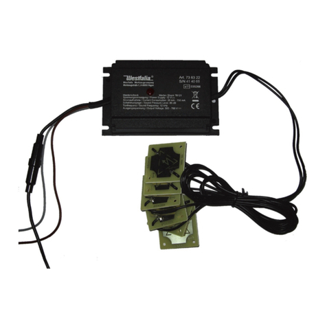 Westfalia 73 63 22 instruction manual