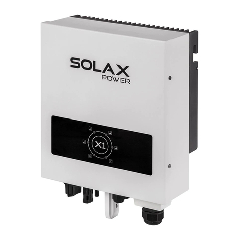 Solax X1 Series Quick installation guide Solax X1 Series Quick installation guide
