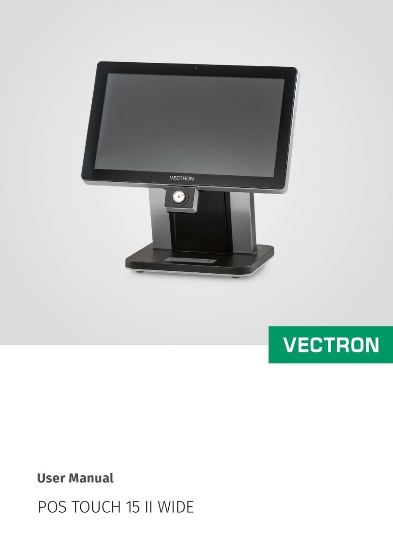Vectron POS TOUCH 15 II WIDE User manual