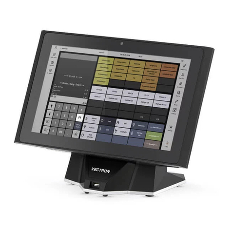 Vector POS TOUCH 12 WIDE Notes on safety and installation