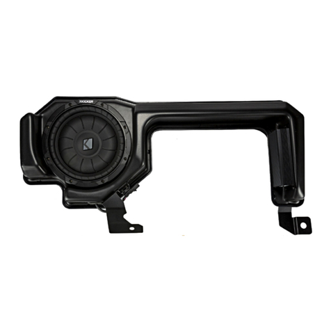Kicker 19417166 User manual