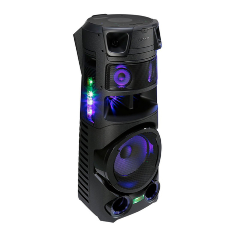 Sony MHC-V83D quick start guide