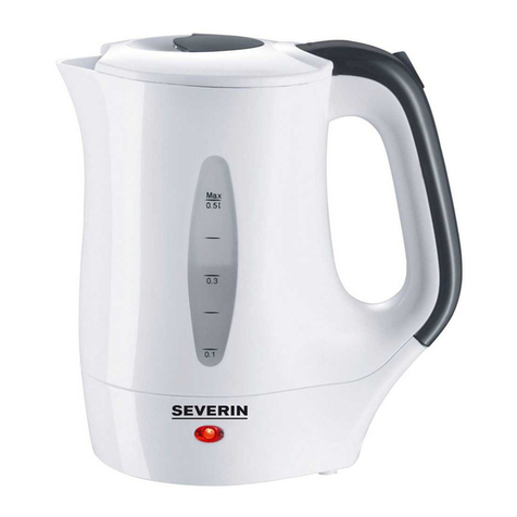 SEVERIN WK 3644 User manual SEVERIN WK 3644 User manual