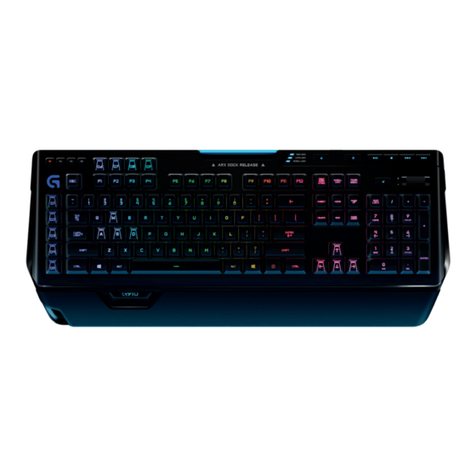 Logitech G910 ORION SPECTRUM User manual