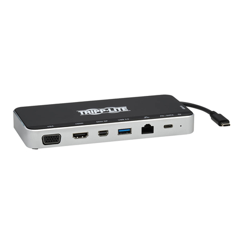 Tripp Lite U442-DOCK16-B User manual Tripp Lite U442-DOCK16-B User manual