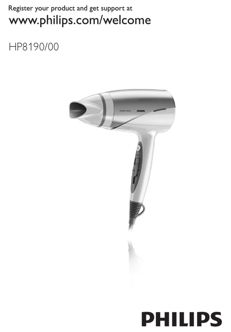 Philips HP8190/00 manual
