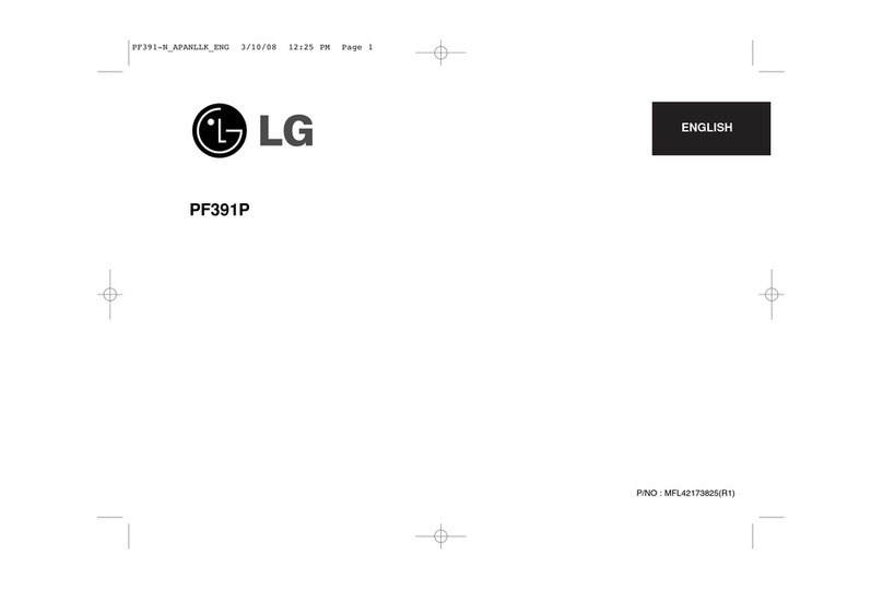 LG PF391P User manual