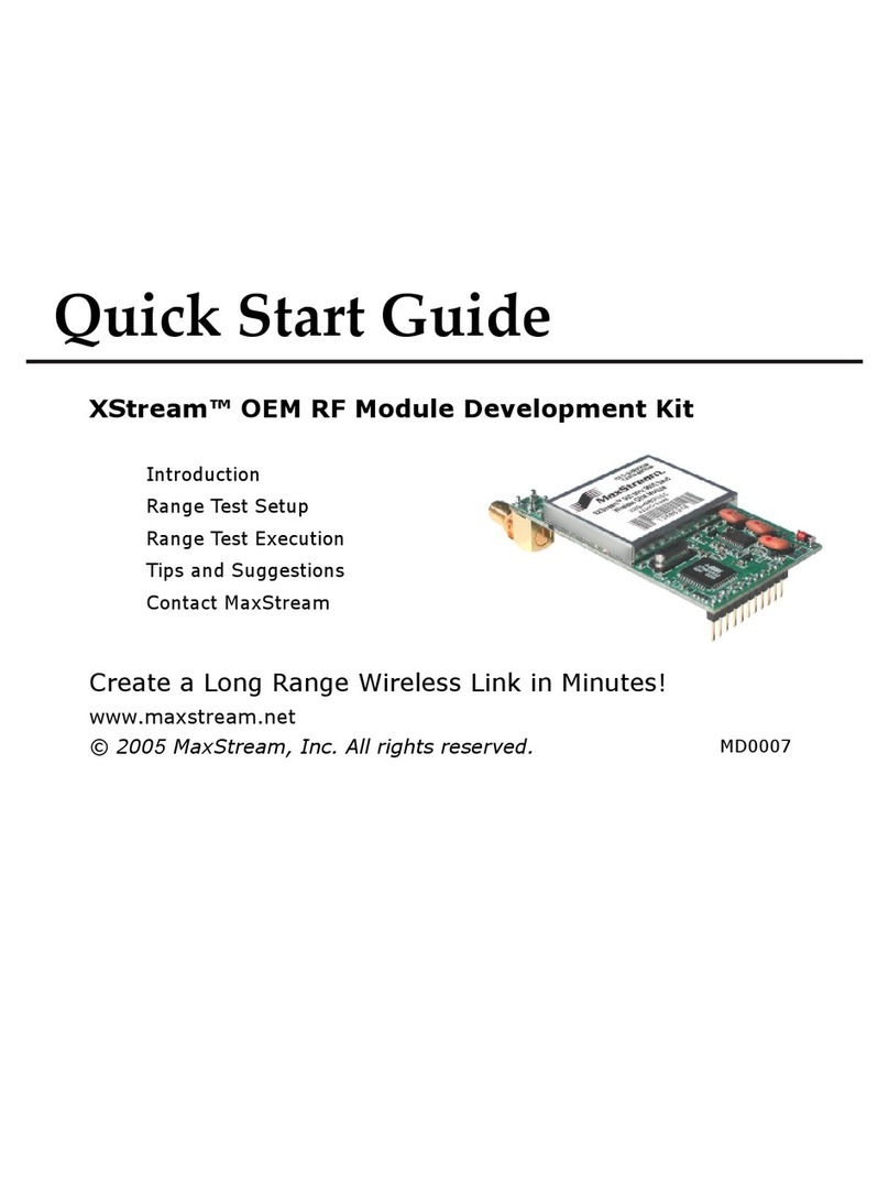 MaxStream XStream quick start guide