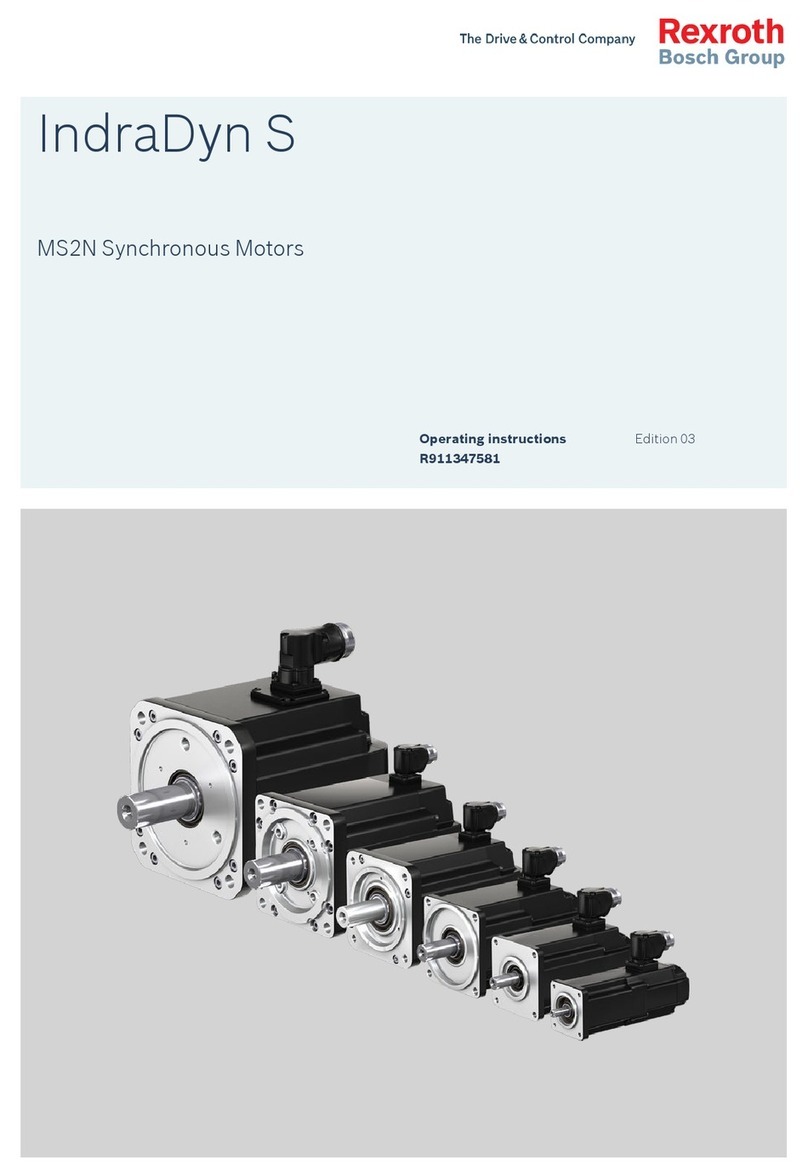 Bosch Rexroth IndraDyn S MS2N operating instructions