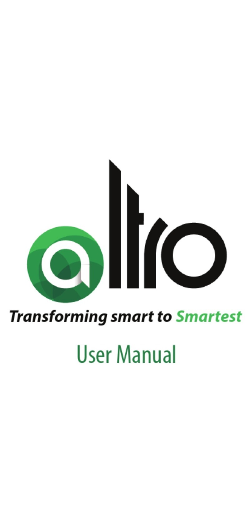 ALTRO Smart X user manual