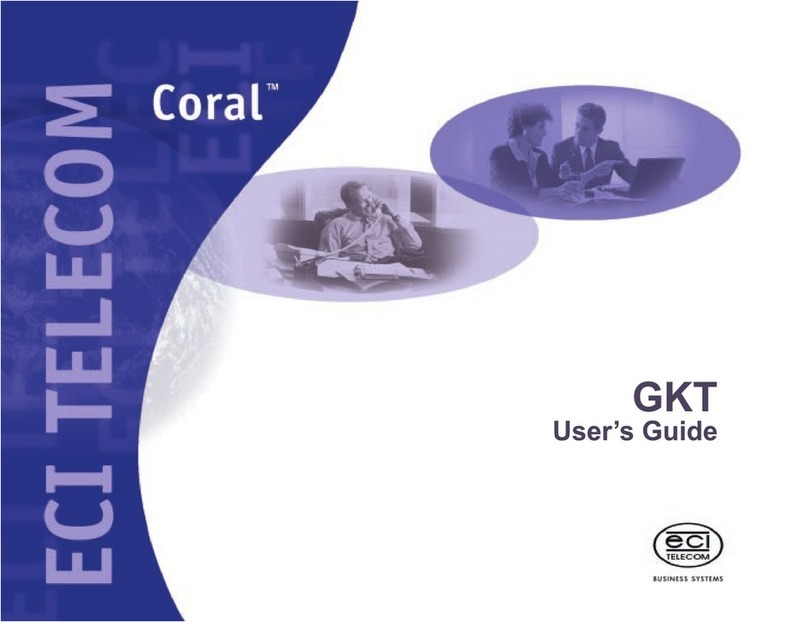 Eci Telecom Coral GKT user guide