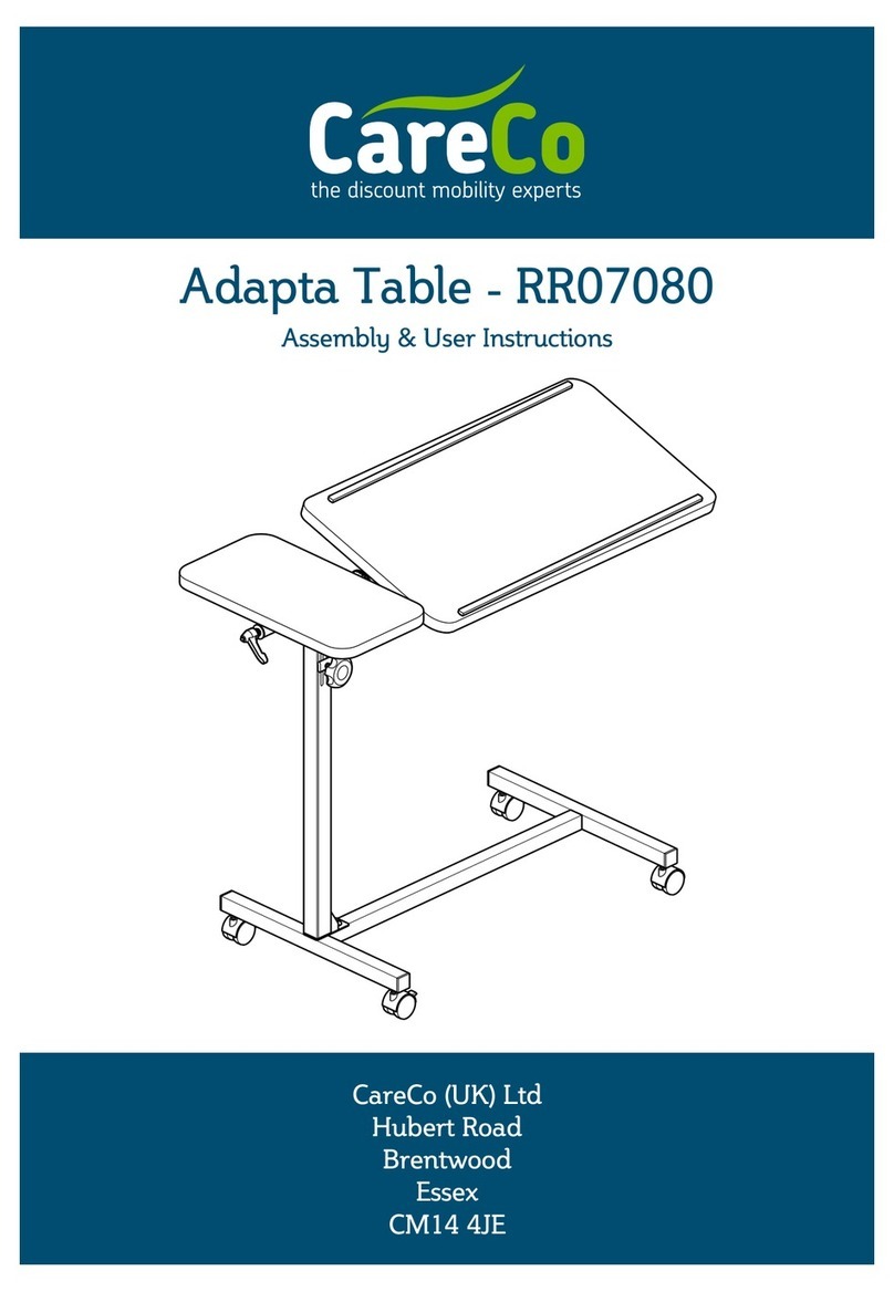 CareCo Adapta RR07080 Assembly & user instructions