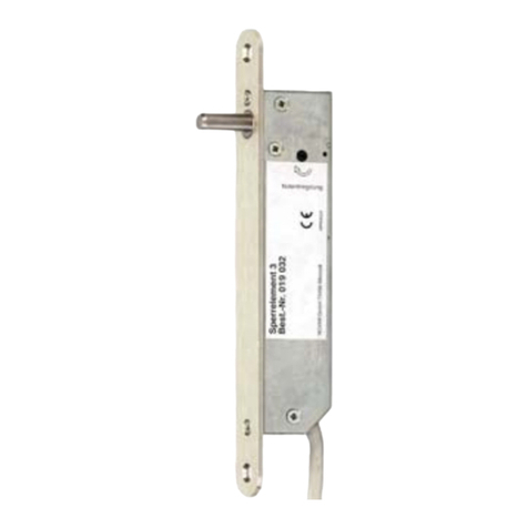 Honeywell Electromechanical Blocking Element 3 Instruction manual