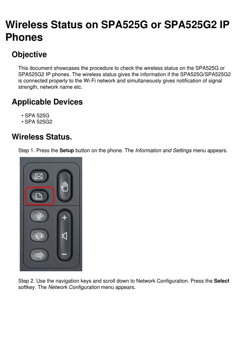 Cisco SPA525G - Small Business Pro IP Phone VoIP User manual