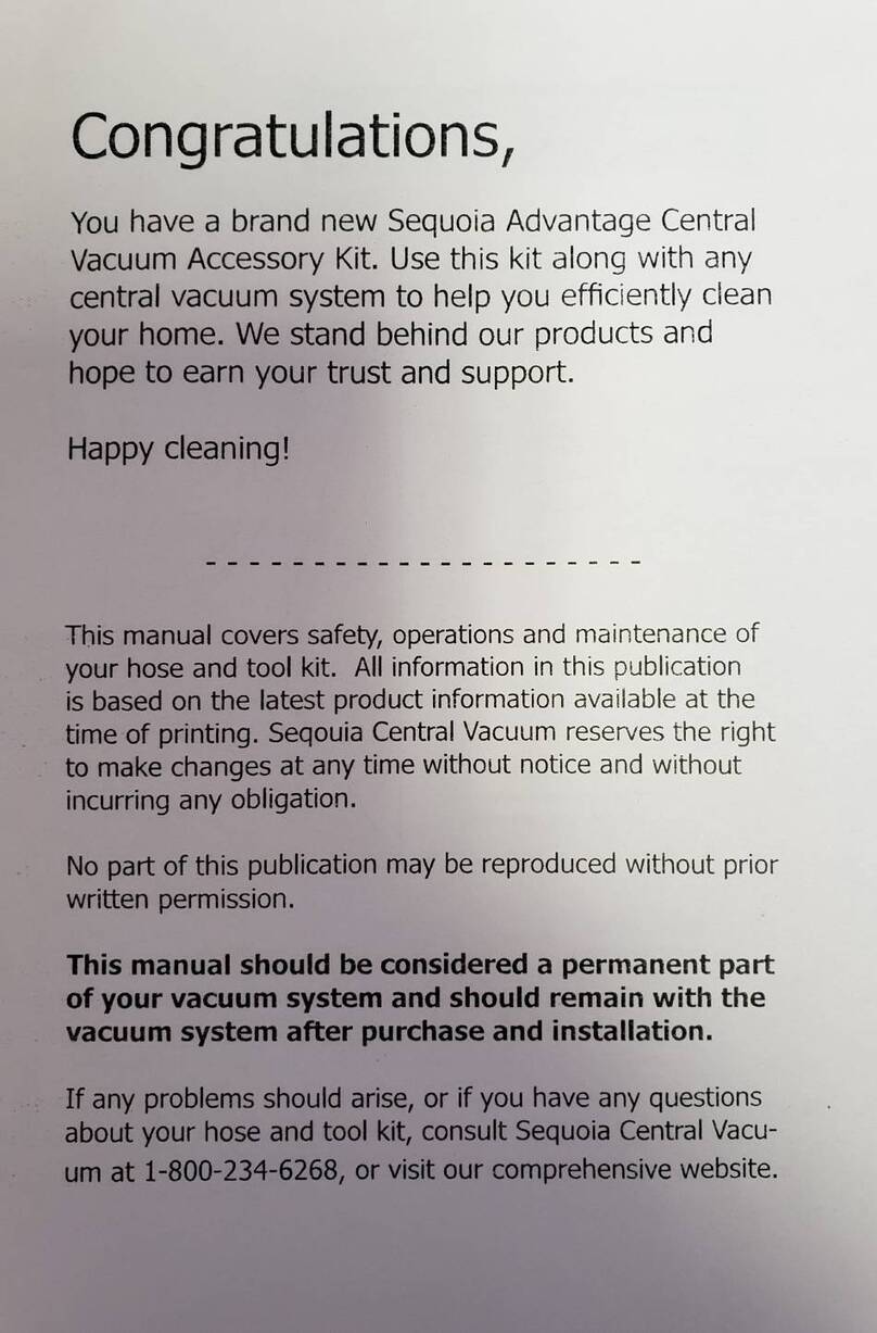 Sequoia Advantage Series manual Sequoia Advantage Series manual