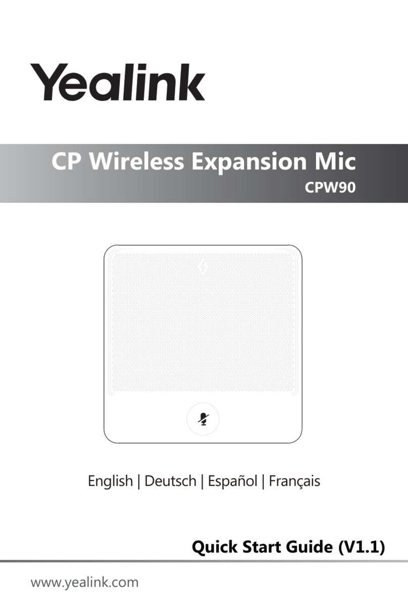 Yealink CP Series User manual