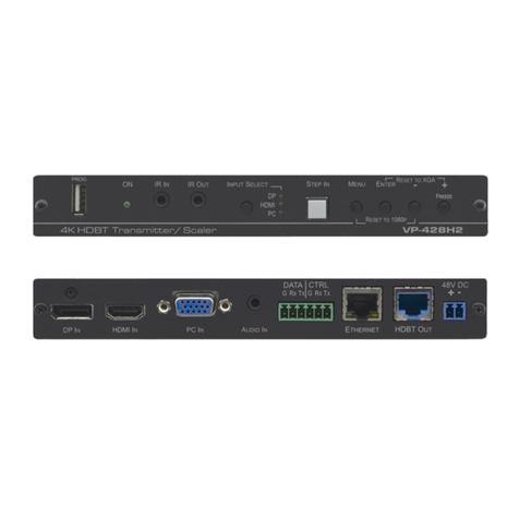 Kramer VP-428H2 quick start guide