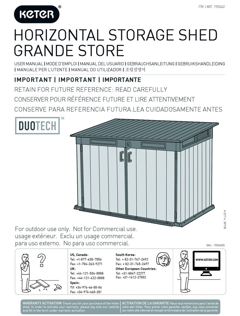 Keter DUOTECH 1900462 user manual
