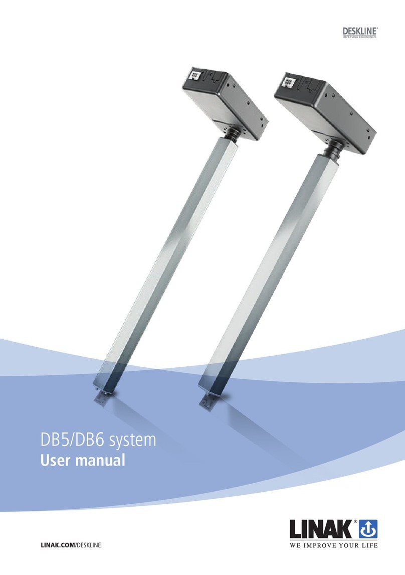 Linak DESKLINE DB5 User manual