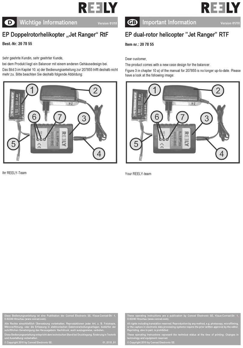 Reely Jet Ranger User manual