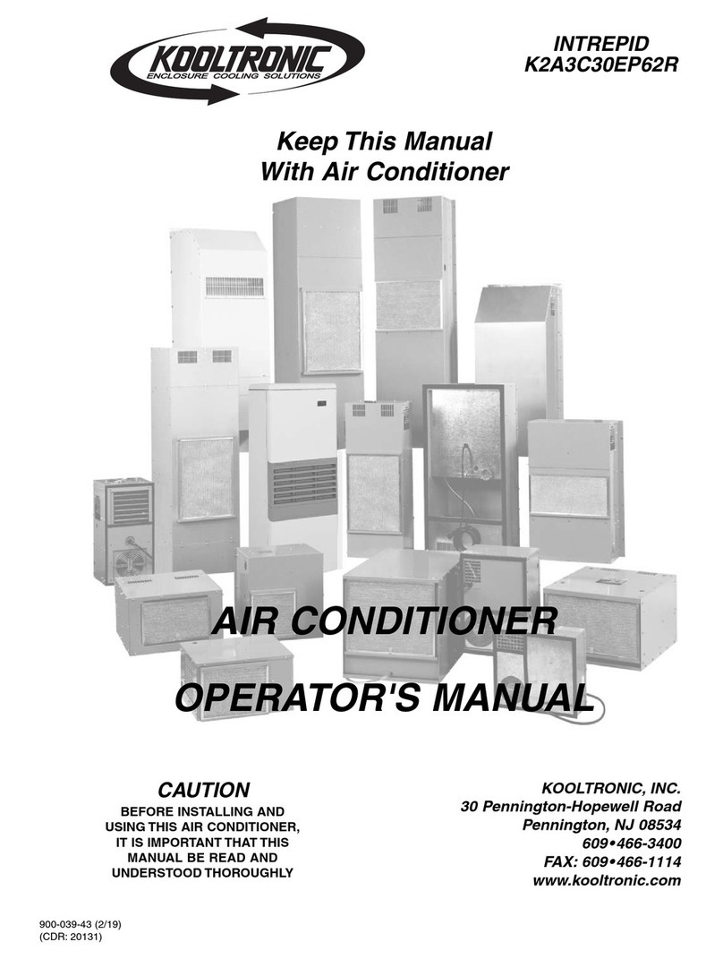 Kooltronic K2A3C30EP62R User manual
