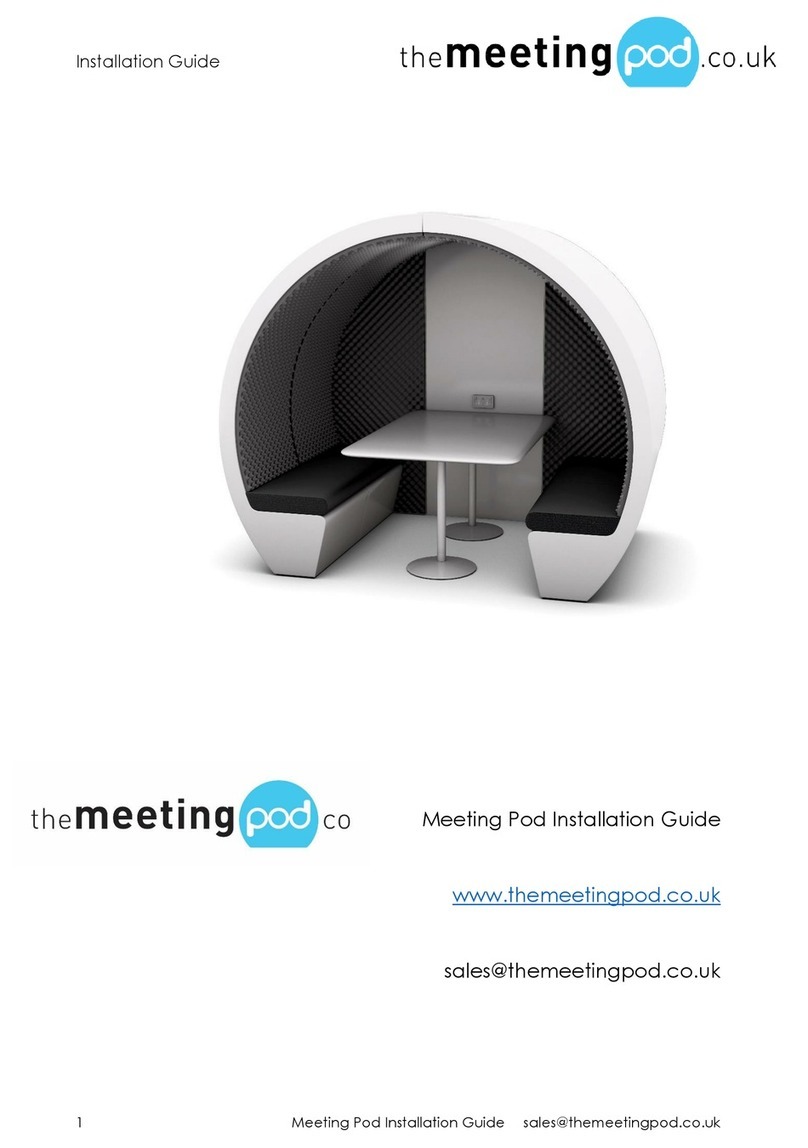 Meeting Pod 2 Person Pod installation guide
