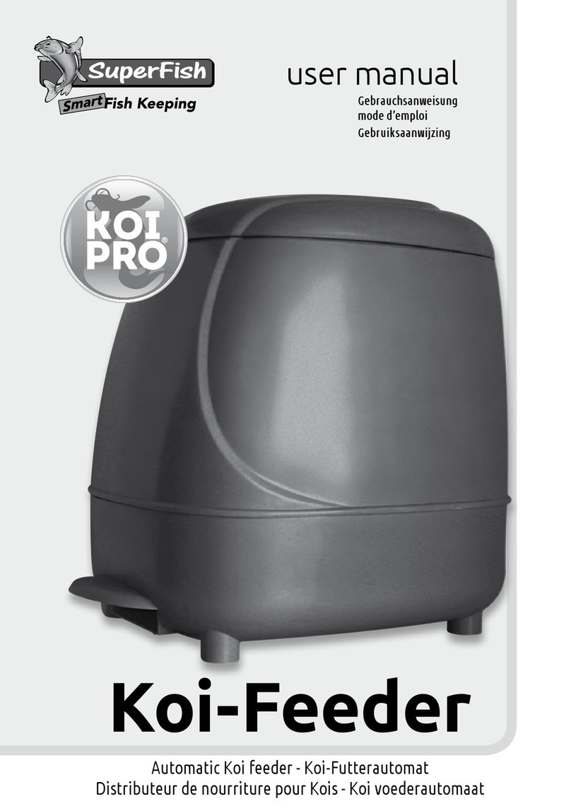 SuperFish KOI PRO Koi-Feeder User manual
