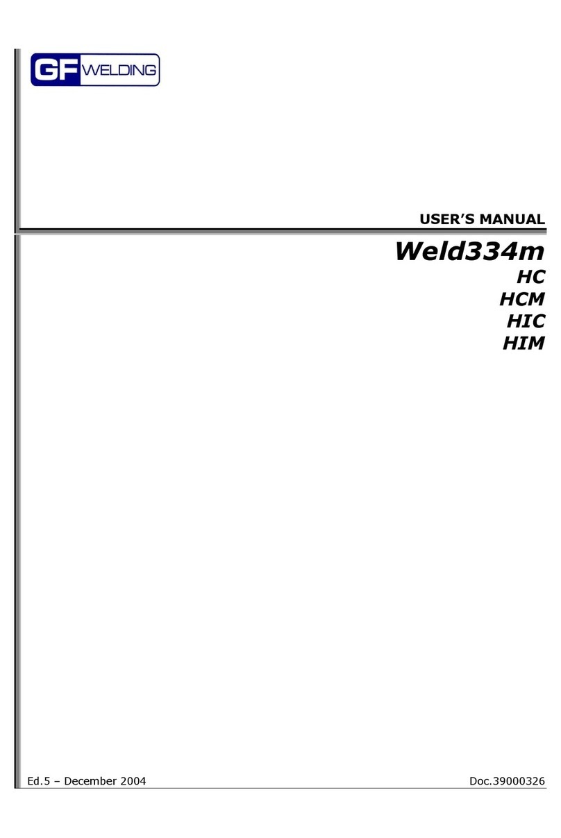 GF Welding Weld334m user manual