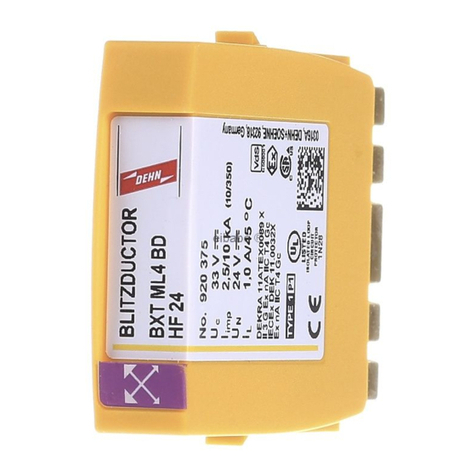 dehn Blitzductor BXT ML4 BD EX 24 installation instructions