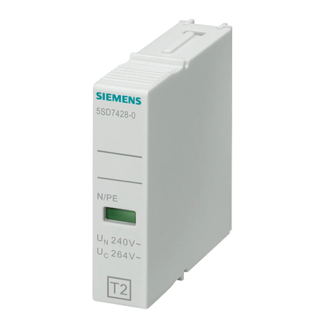 Siemens 5SD7418 Series User manual