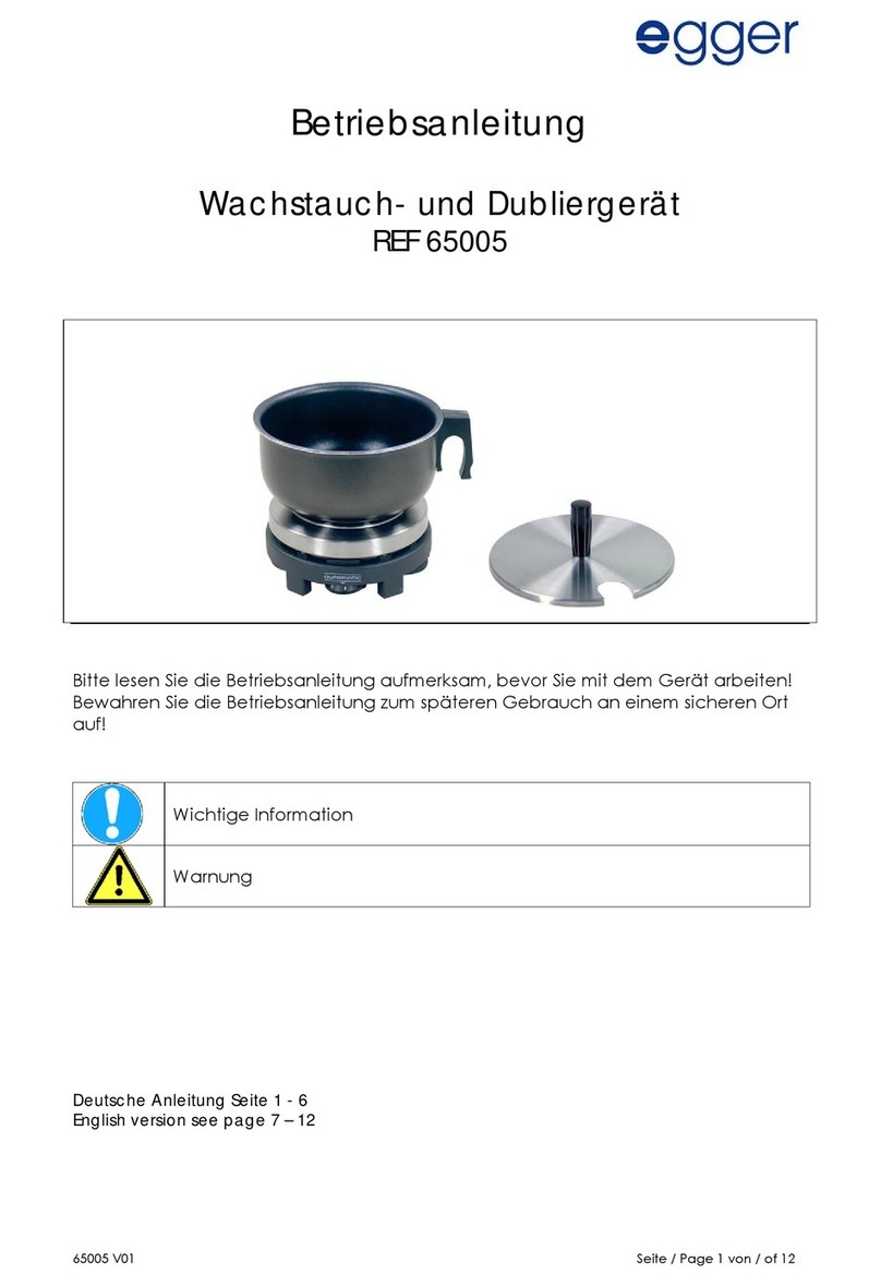 Egger 65005 operating instructions