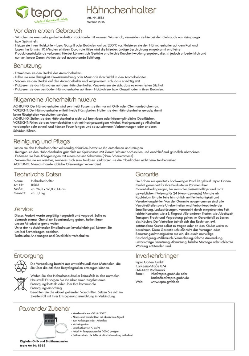 tepro Poultry Roaster User manual