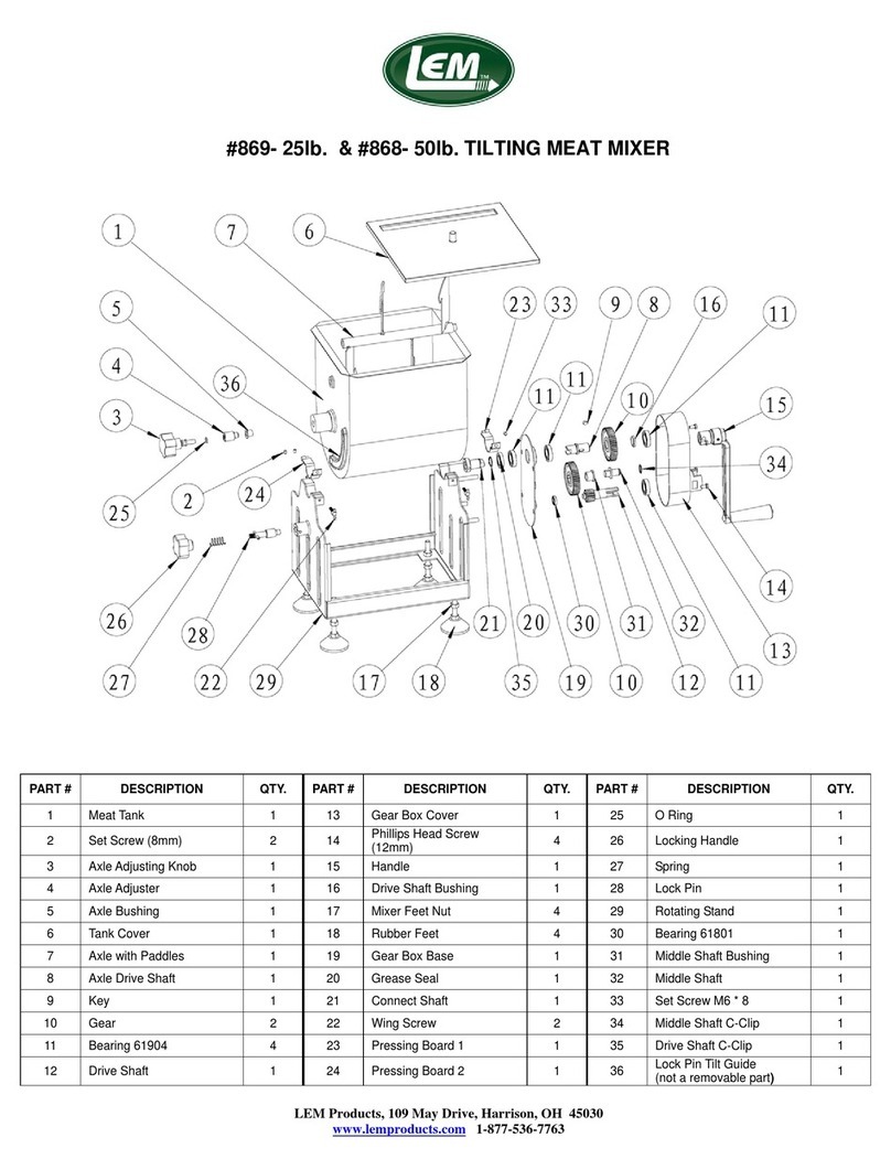 LEM 869 manual
